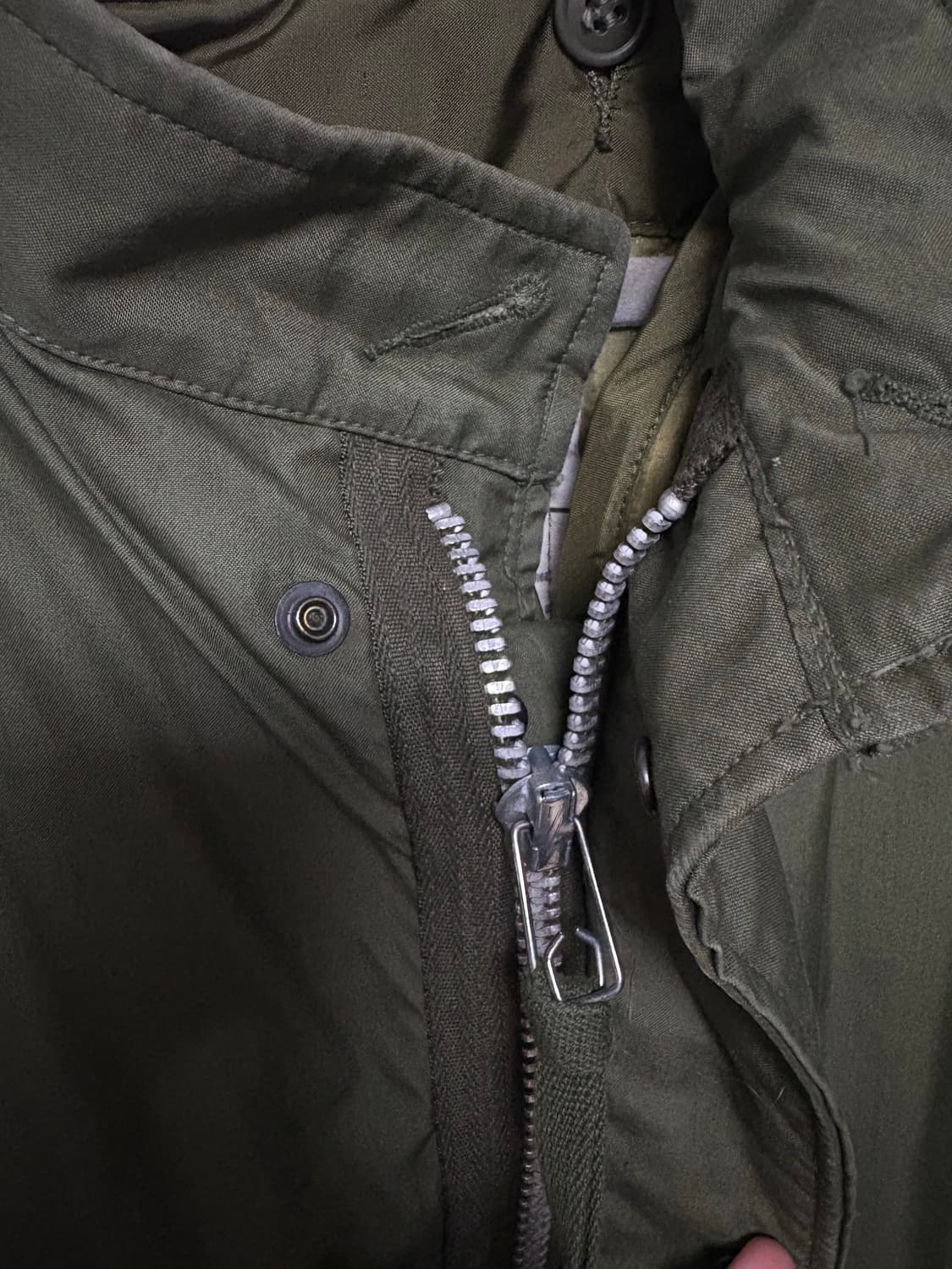 오리지널 M-65 피쉬테일 은지퍼 개파카 상품이미지4