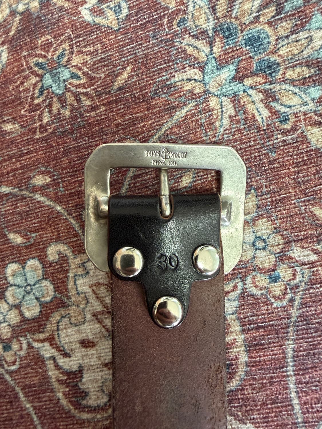 토이즈맥코이 버니쉬 버클 벨트 블랙 상품이미지3