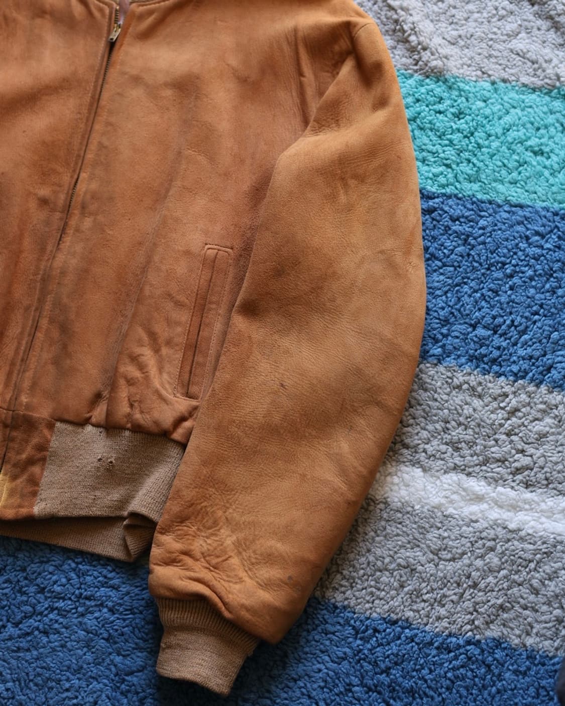 Hercules(허큘리스) 5~60s 디어스킨 스웨이드 봄버자켓 상품이미지8