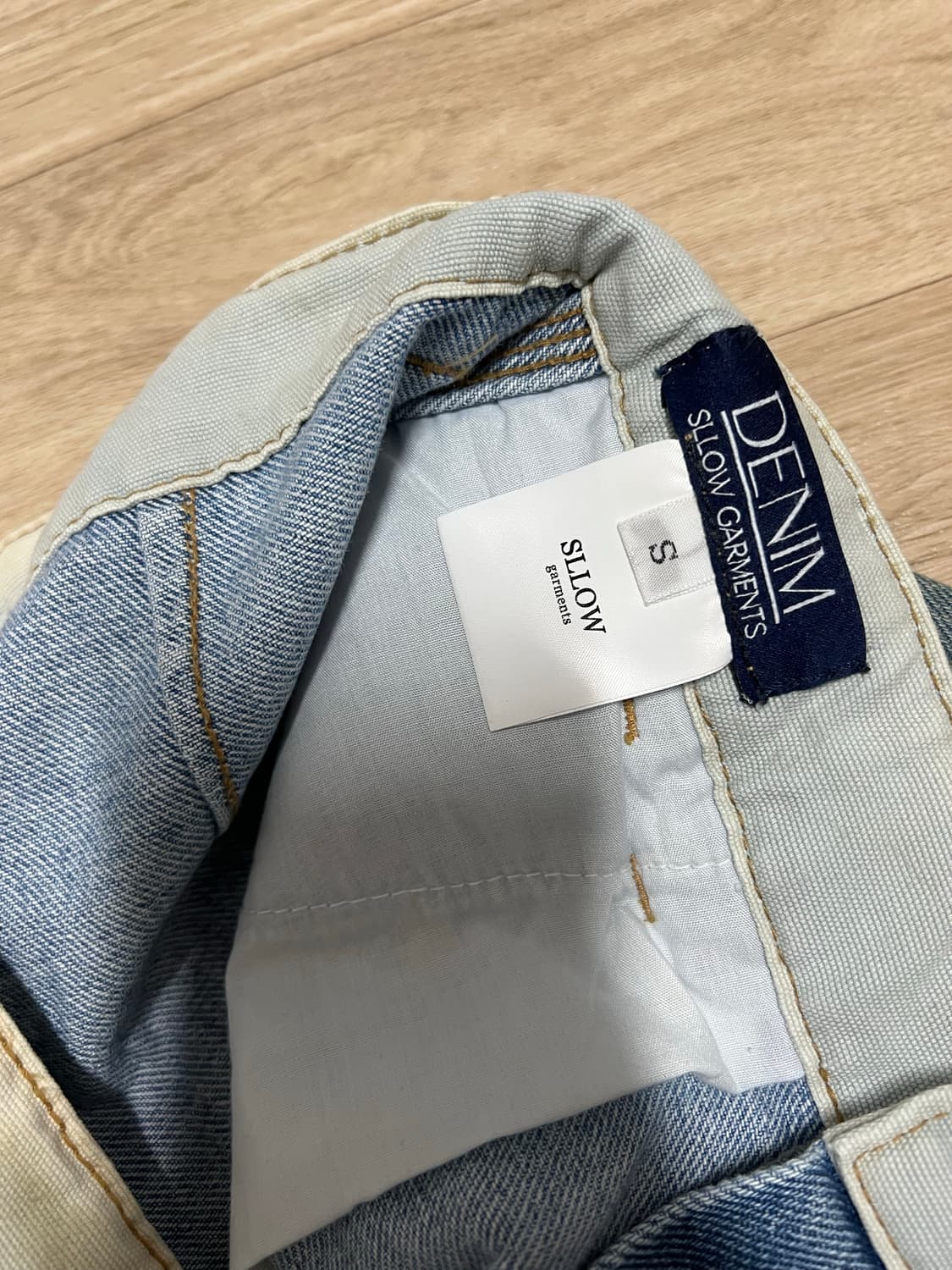 [slowgarmennts]슬로우가먼츠 더티 워싱 데님 팬츠 S 상품이미지4