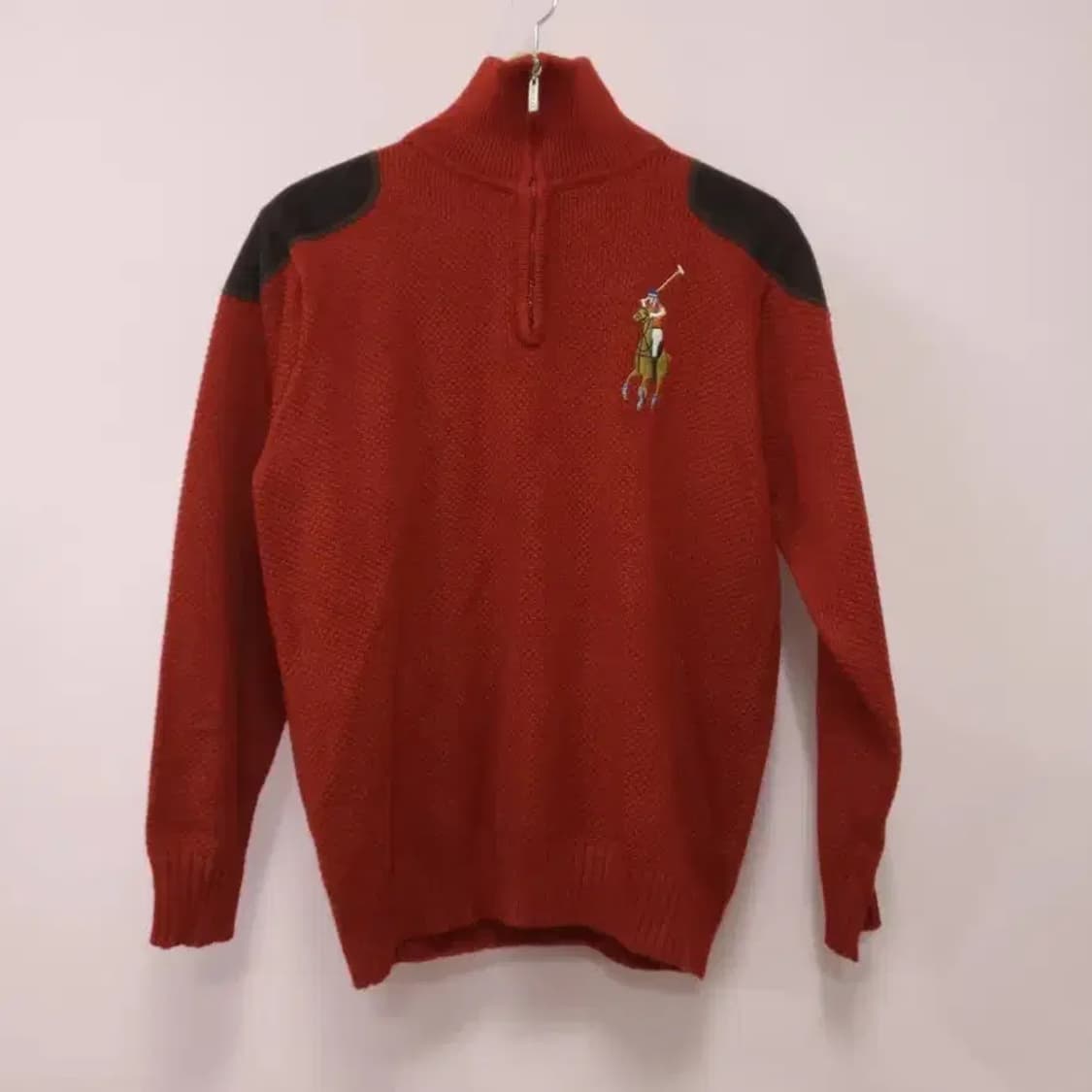 폴로 랄프로렌 레드 하프집업 니트 ~66 상품이미지2