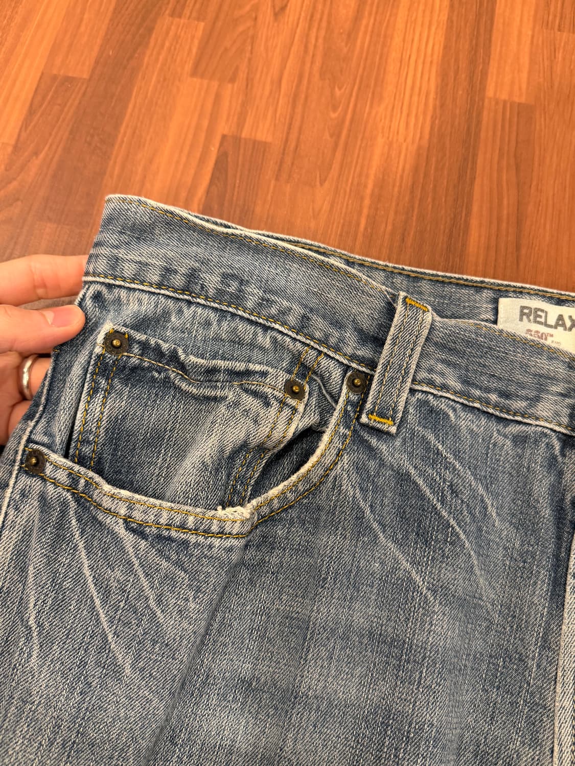 00s Levis 리바이스 550 데님 팬츠 (36inch) 상품이미지7