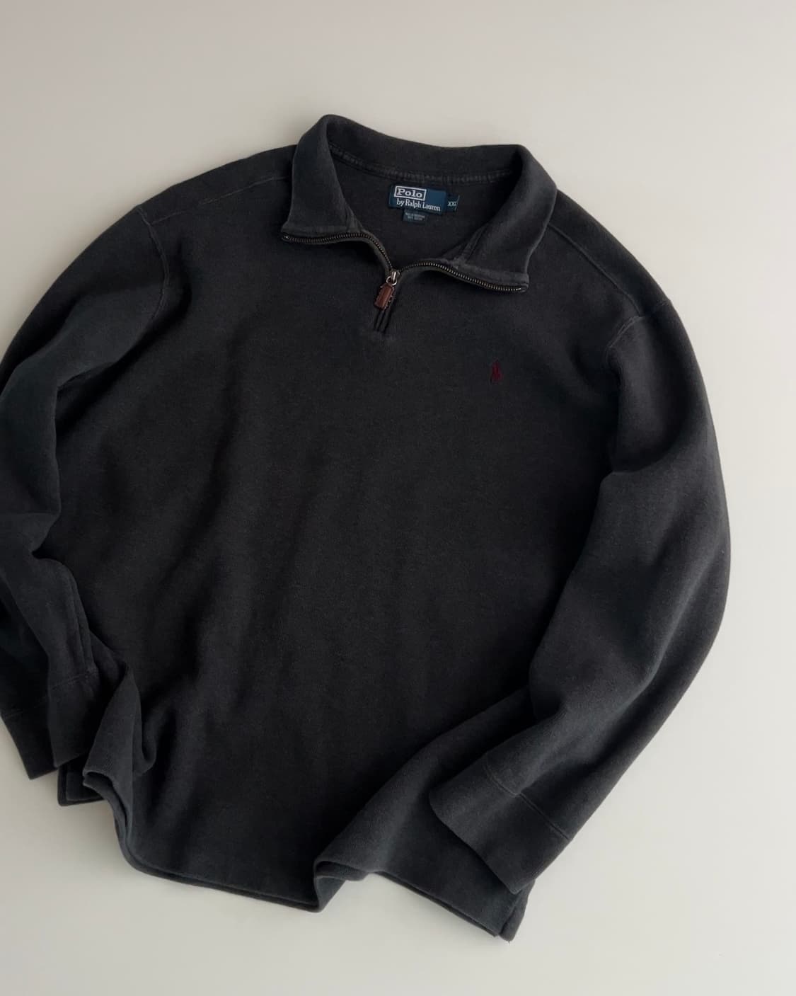 폴로 랄프로렌 차콜 반집업 XXL 상품이미지2