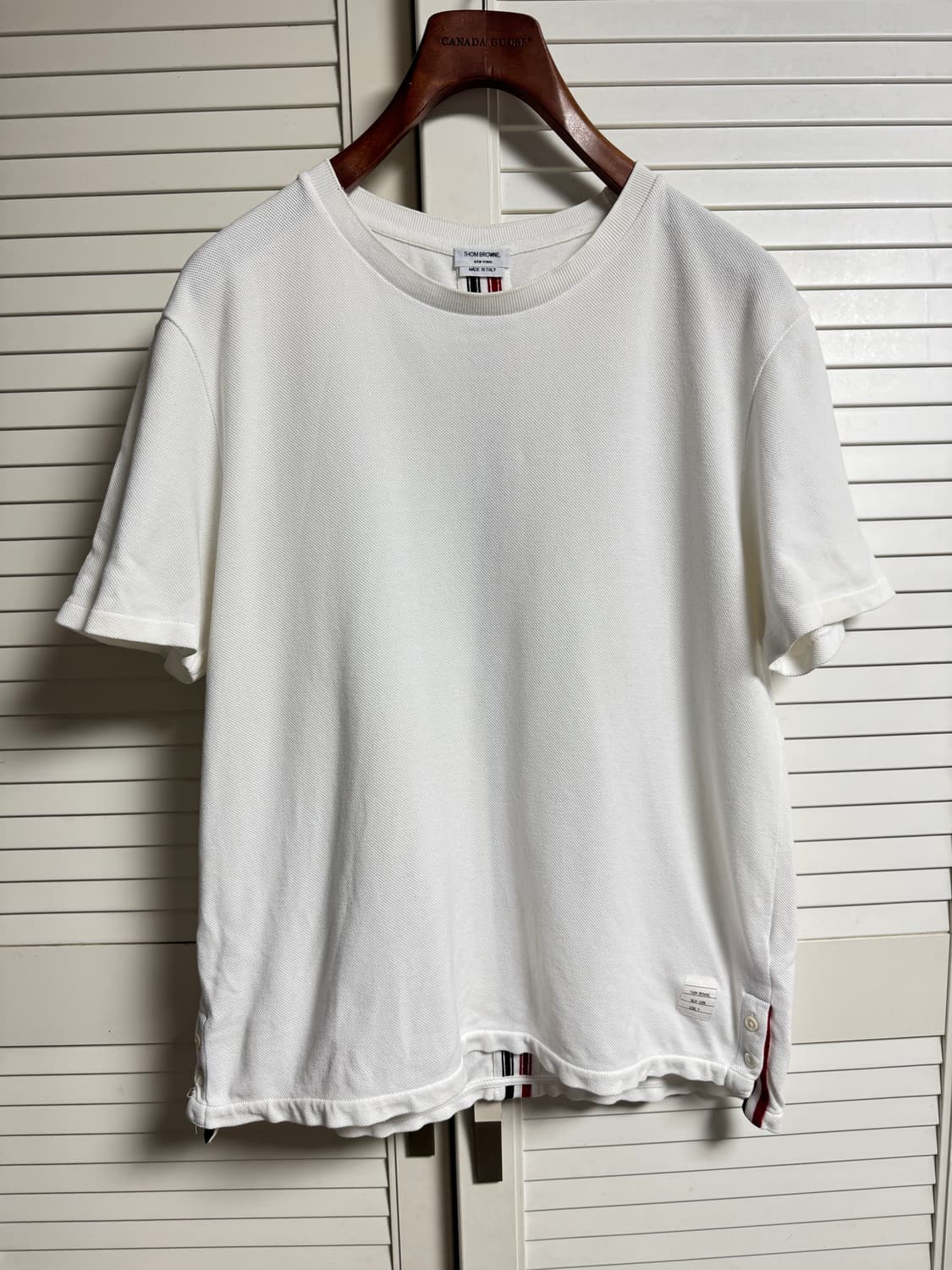 톰브라운 백삼선 반팔 티셔츠 4 100~105 상품이미지1