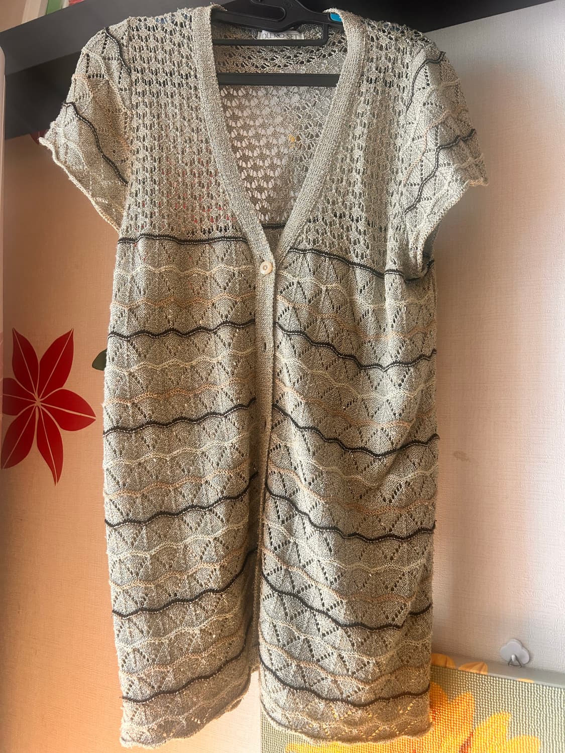 모리걸 y2k 그물 레이어드 반팔 상품이미지1