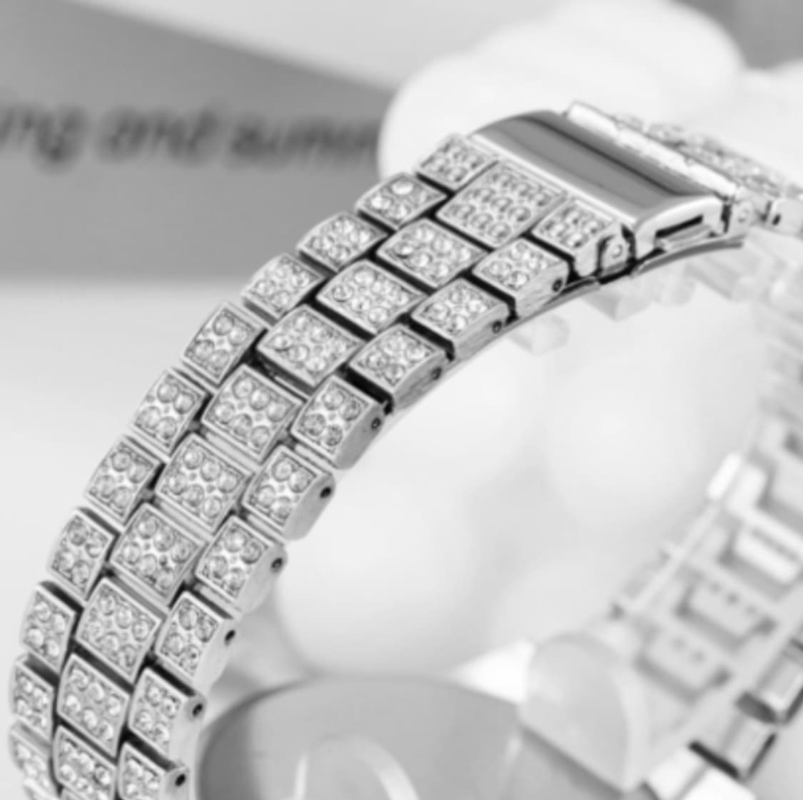 [론조모니]큐빅 메탈 시계 판매 상품이미지3