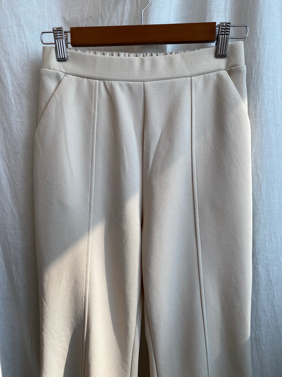 아이보리 밴딩팬츠(M) 상품이미지3