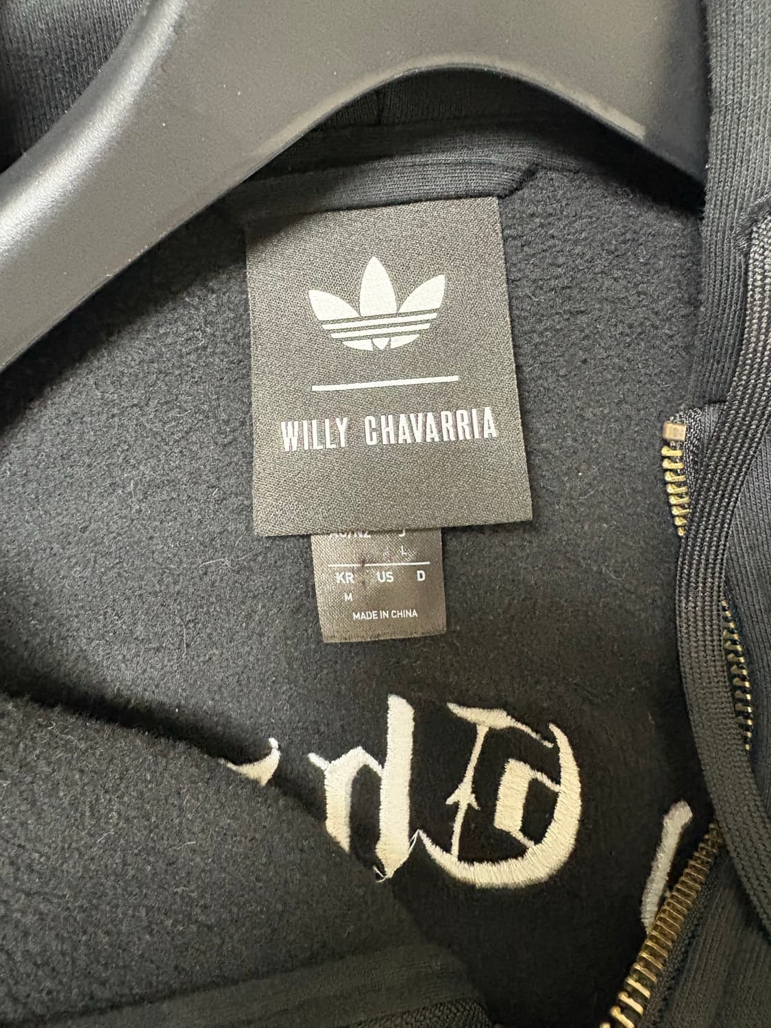 아디다스 윌리차바리아 후드집업 kr m사이즈 상품이미지3