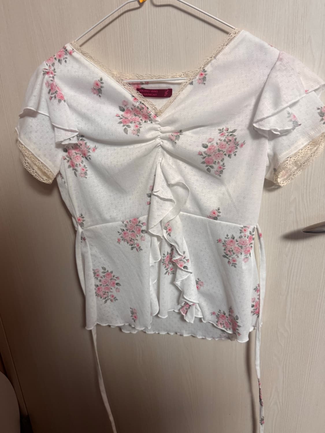 인앤양인하모니 Frill top, rose  상품이미지2