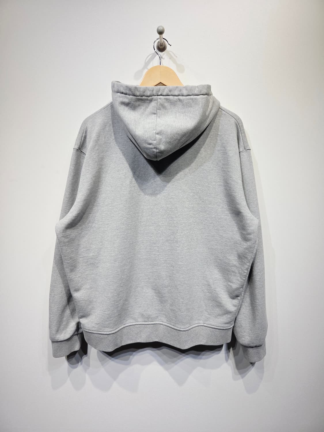 PERSONAL PACK 퍼스널팩 오버핏 투웨이 후드 집업 그레이 상품이미지6