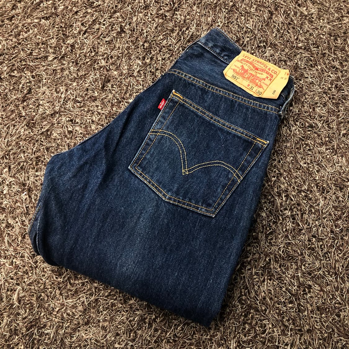 31 리바이스 501 워싱 데님 팬츠 상품이미지1