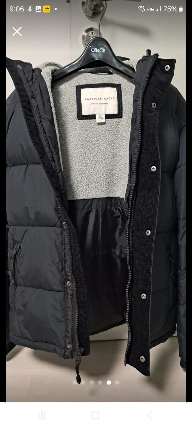 아메리칸이글블랙푸퍼패딩. M 상품이미지3