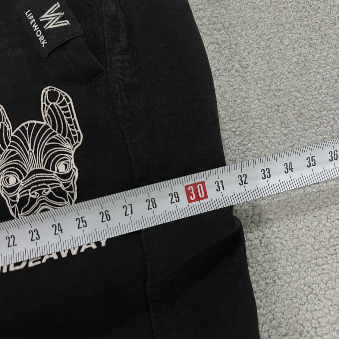 라이프워크 블랙 반바지 카고포켓 m 상품이미지5