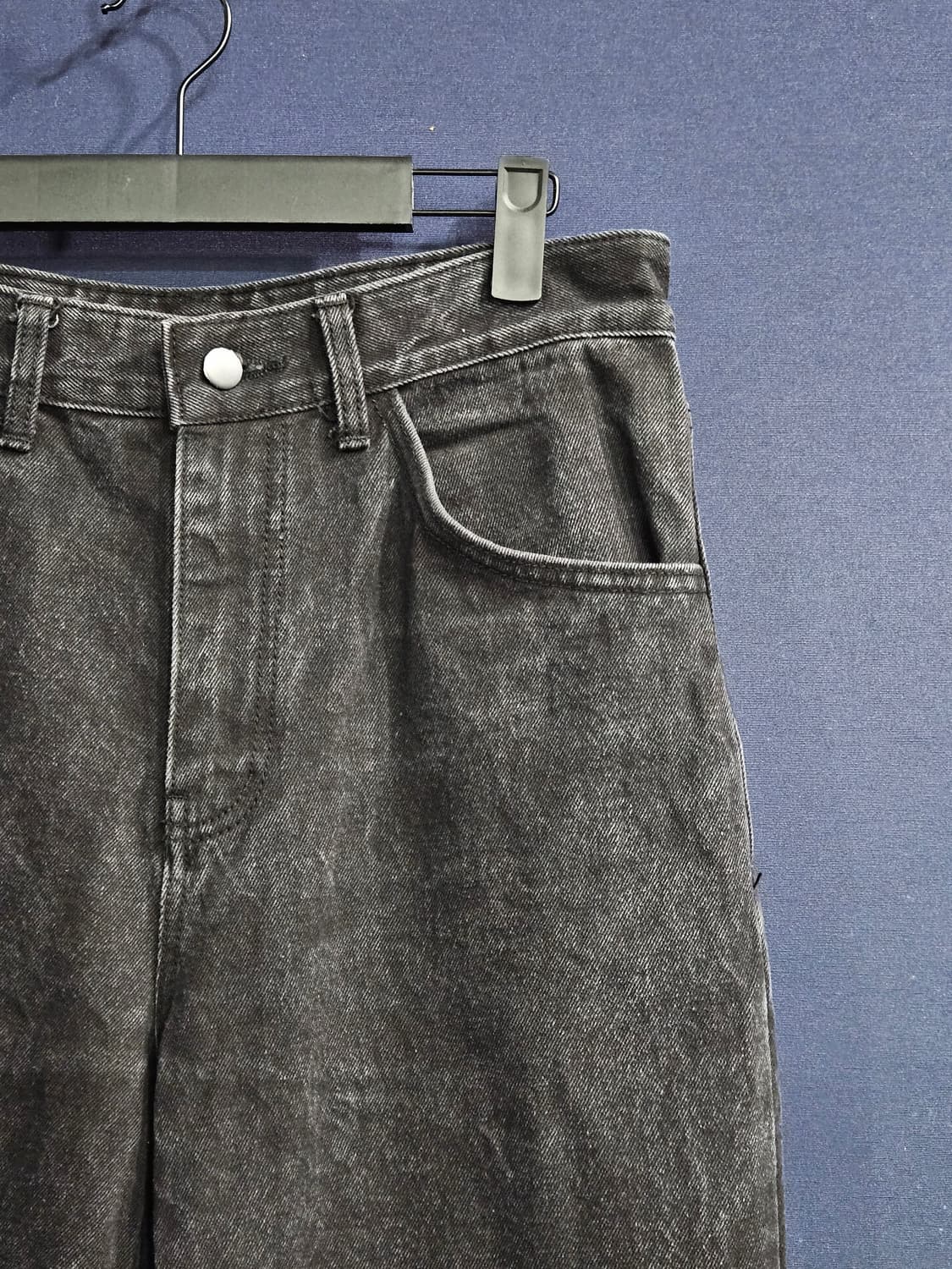 플라스틱 프로덕트 블랙컬러 남성 허리 30 데님팬츠  상품이미지4