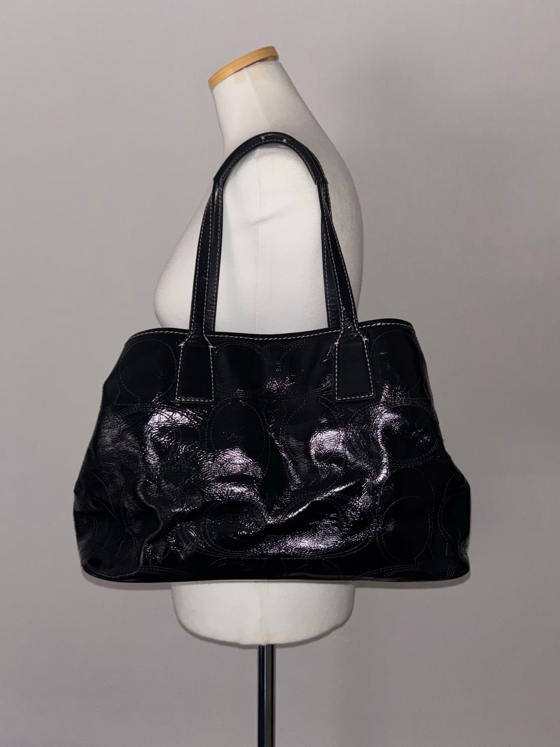 Coach vintage black shoulder bag 상품이미지4