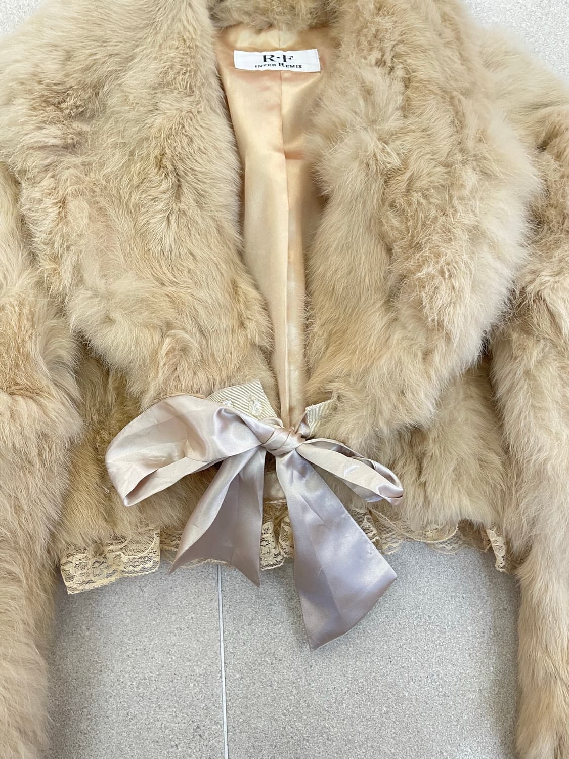 숏 래빗 퍼 자켓 상품이미지2