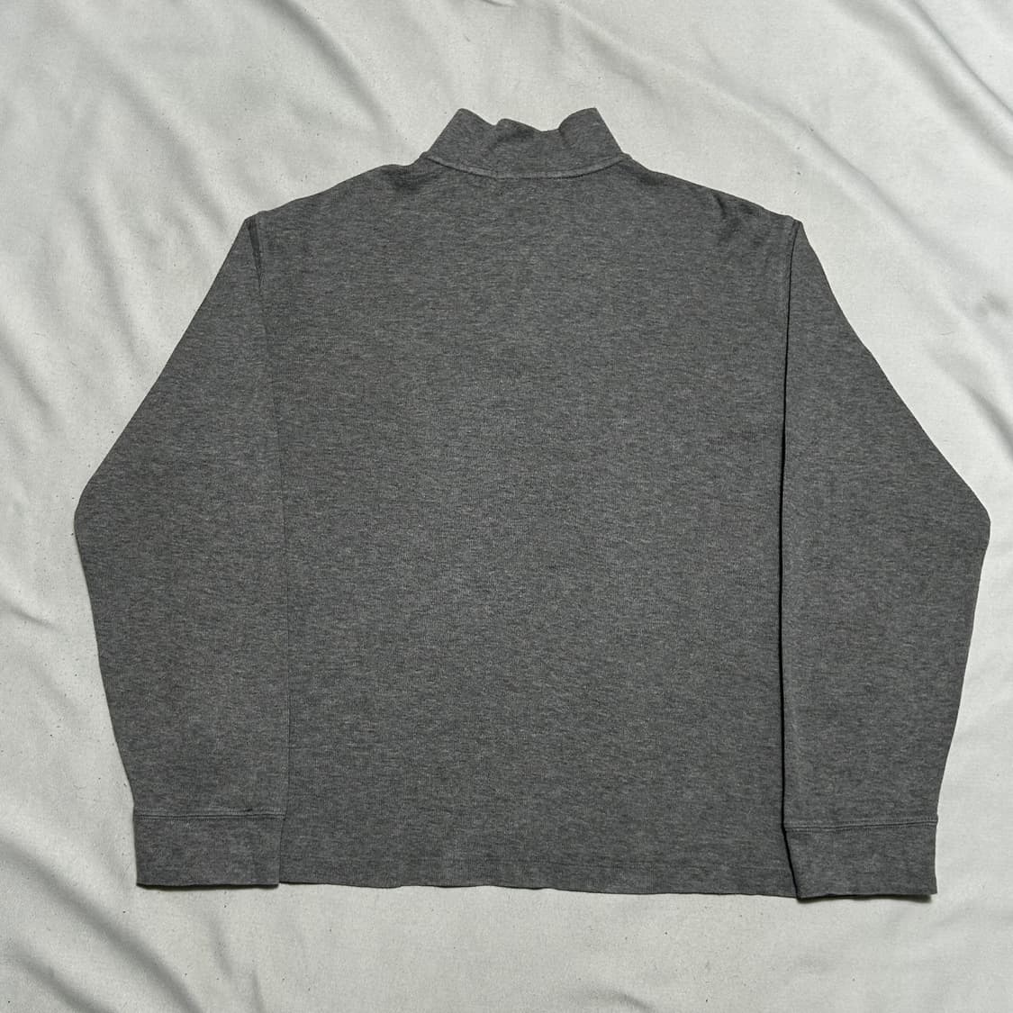 L 폴로랄프로렌 그레이 코튼 반집업 니트 상품이미지3