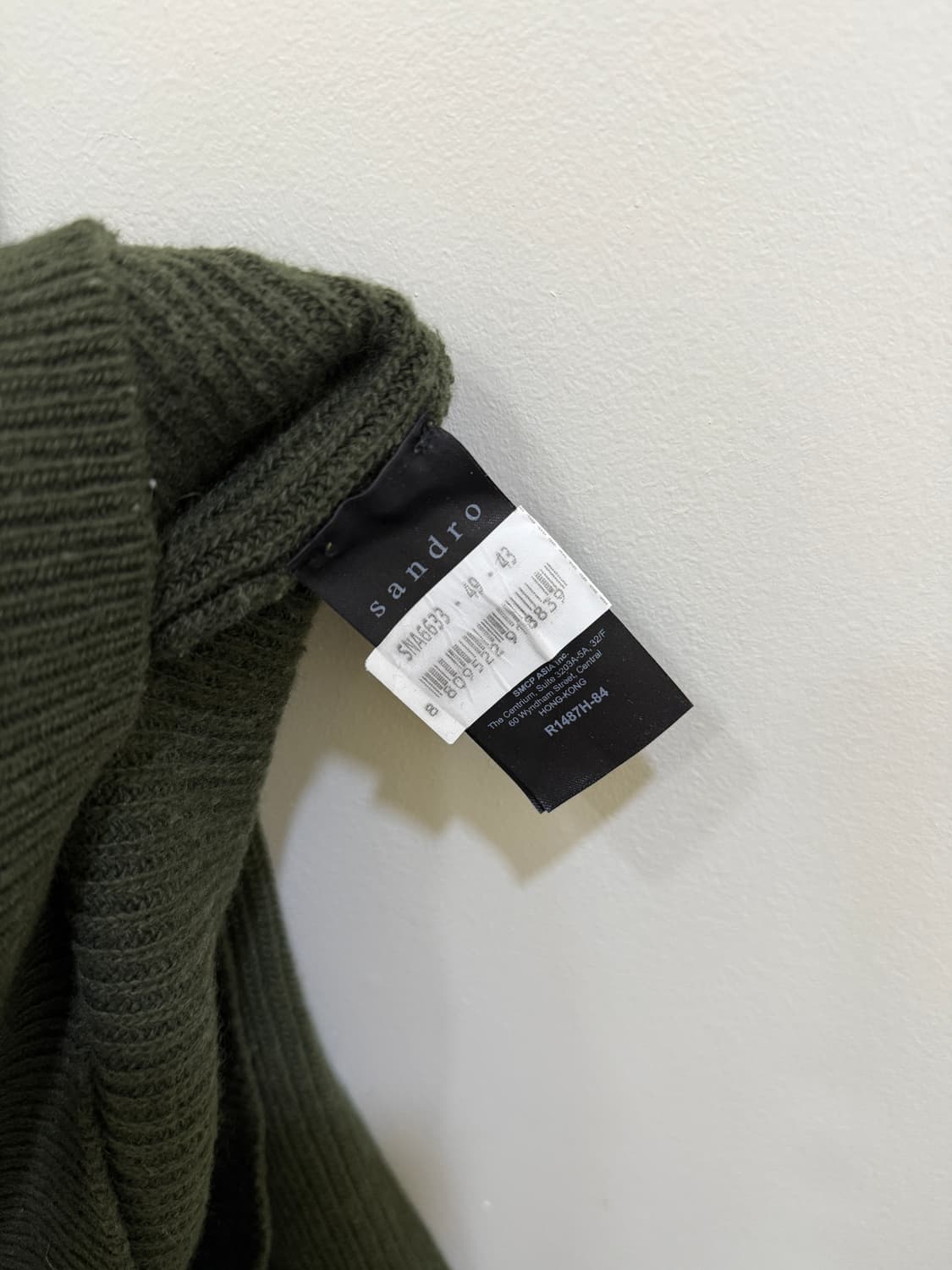 산드로 니트 집업 후드 정품 상품이미지5