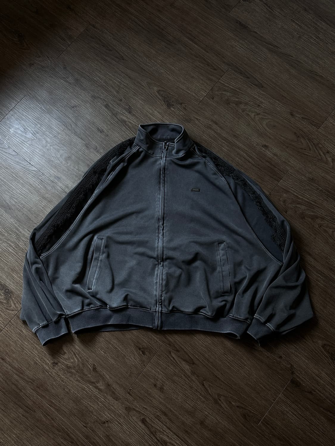 AJOBYAJO 레이스 트리밍 져지 집업 상품이미지5