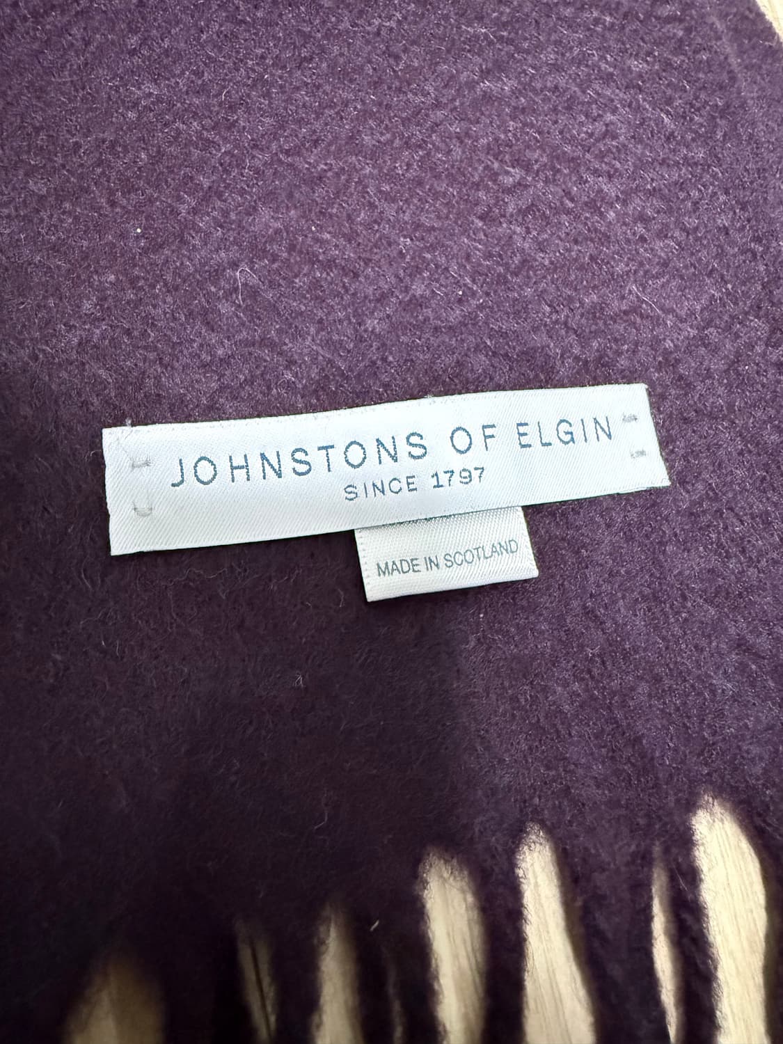 존스톤스오브엘긴 캐시미어 머플러  상품이미지2