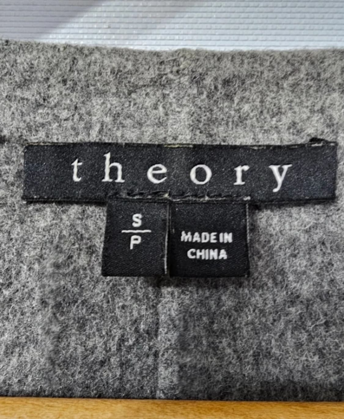 한섬 띠어리 Theory 회색 울 캐시미어 오버핏 코트 ~66 상품이미지8