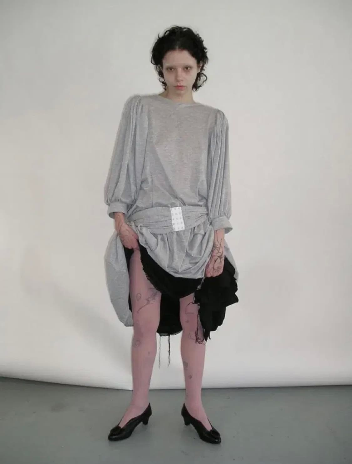 에옹쓰 아르누보 드레스 그레이 상품이미지2