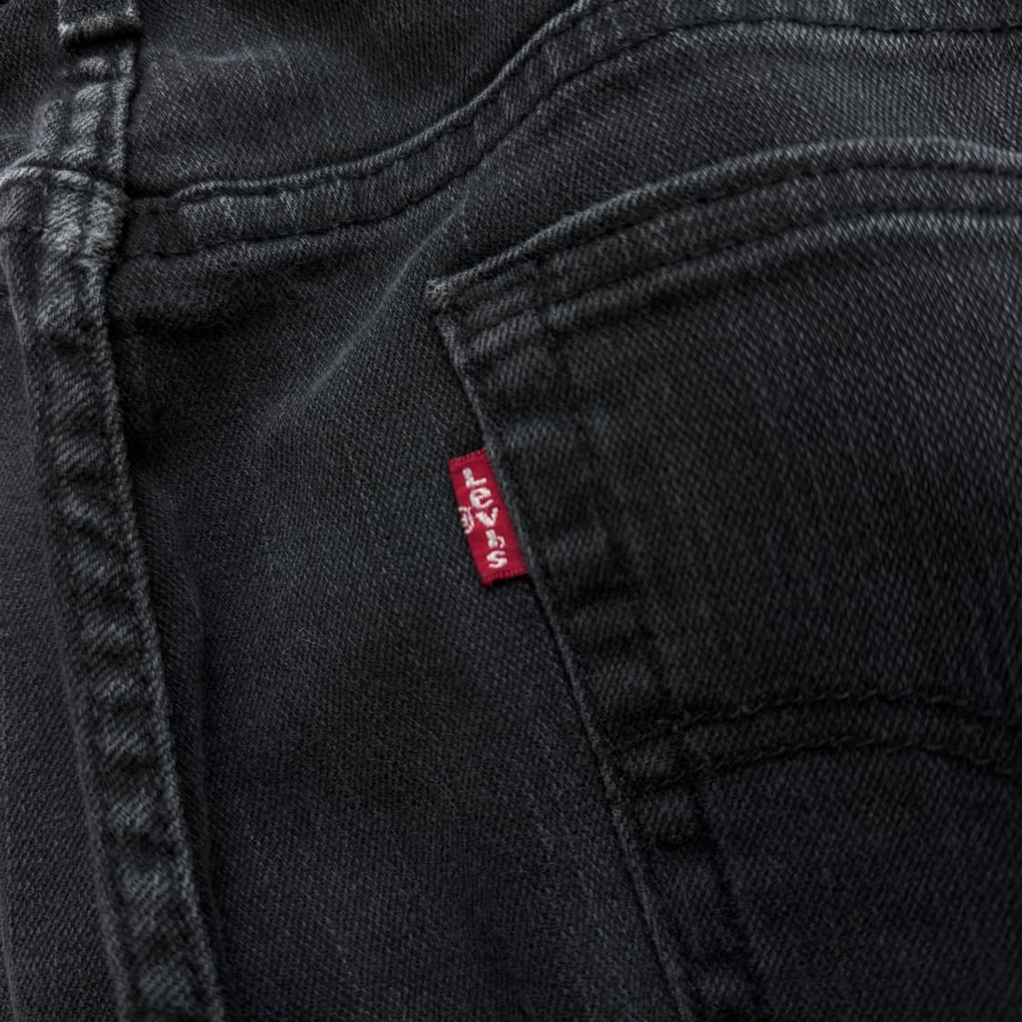리바이스 569 흑청 새깅 와이드 데님팬츠 상품이미지7
