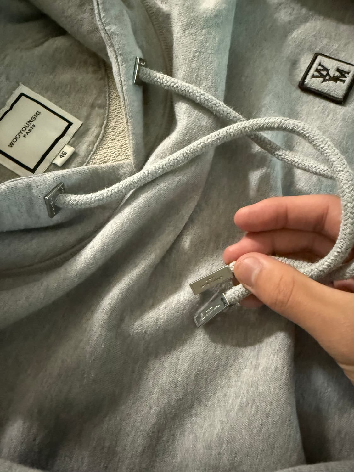 우영미 백로고 후드 M 46 상태 A 클리닉 완료 상품이미지3