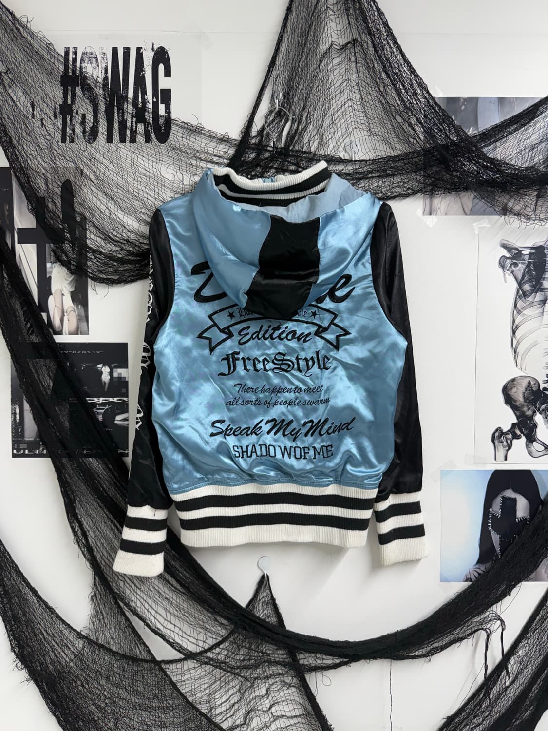 00s lettering detailed hood zipup 상품이미지1