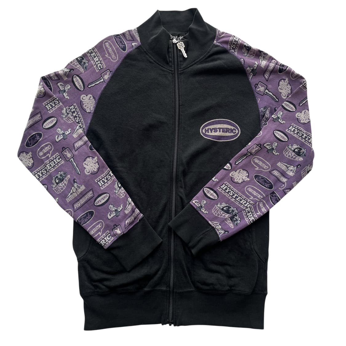 히스테릭 글래머 아카이브 열쇠 지퍼 레터링 져지 자켓 상품이미지1