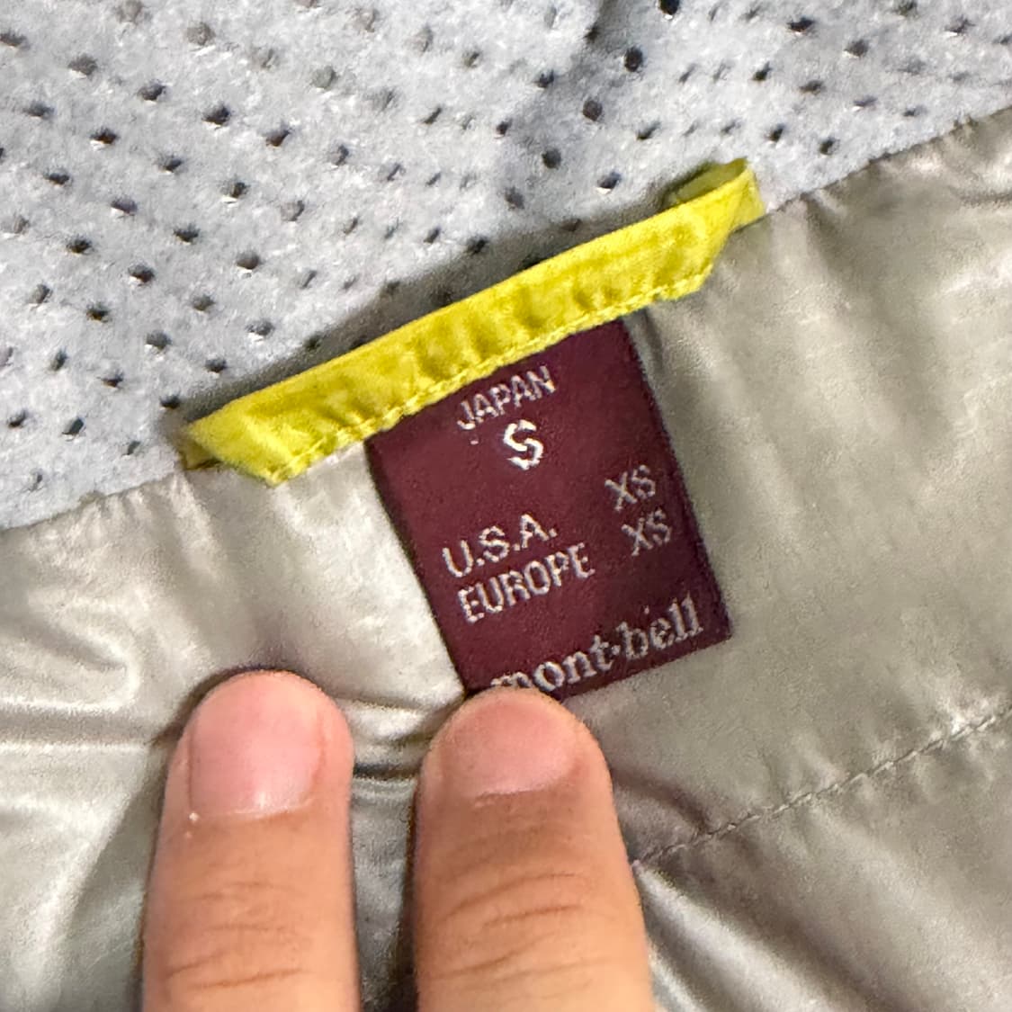 몽벨 구스다운 경량 패딩 상품이미지5