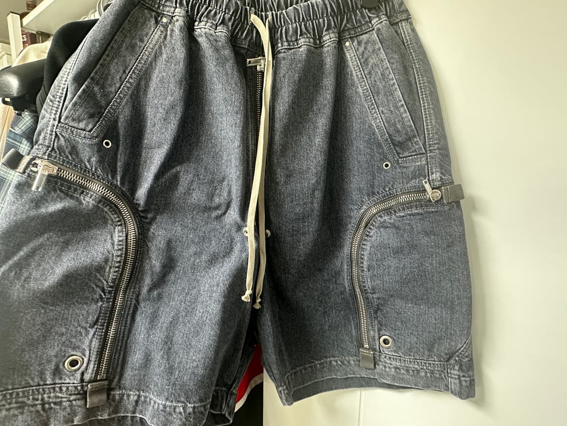 [L] 25fw 릭오웬스 바우하우스 데님 쇼츠 상품이미지2