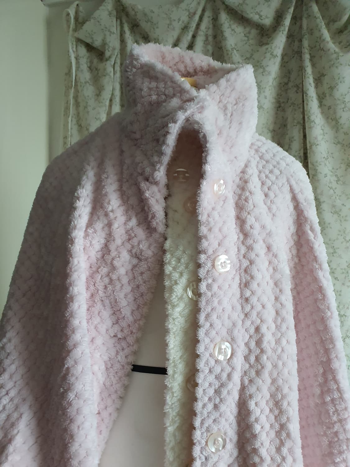 [모리걸] 2종류 일괄 아이보리 뽀글이 포켓 케이프 상품이미지8