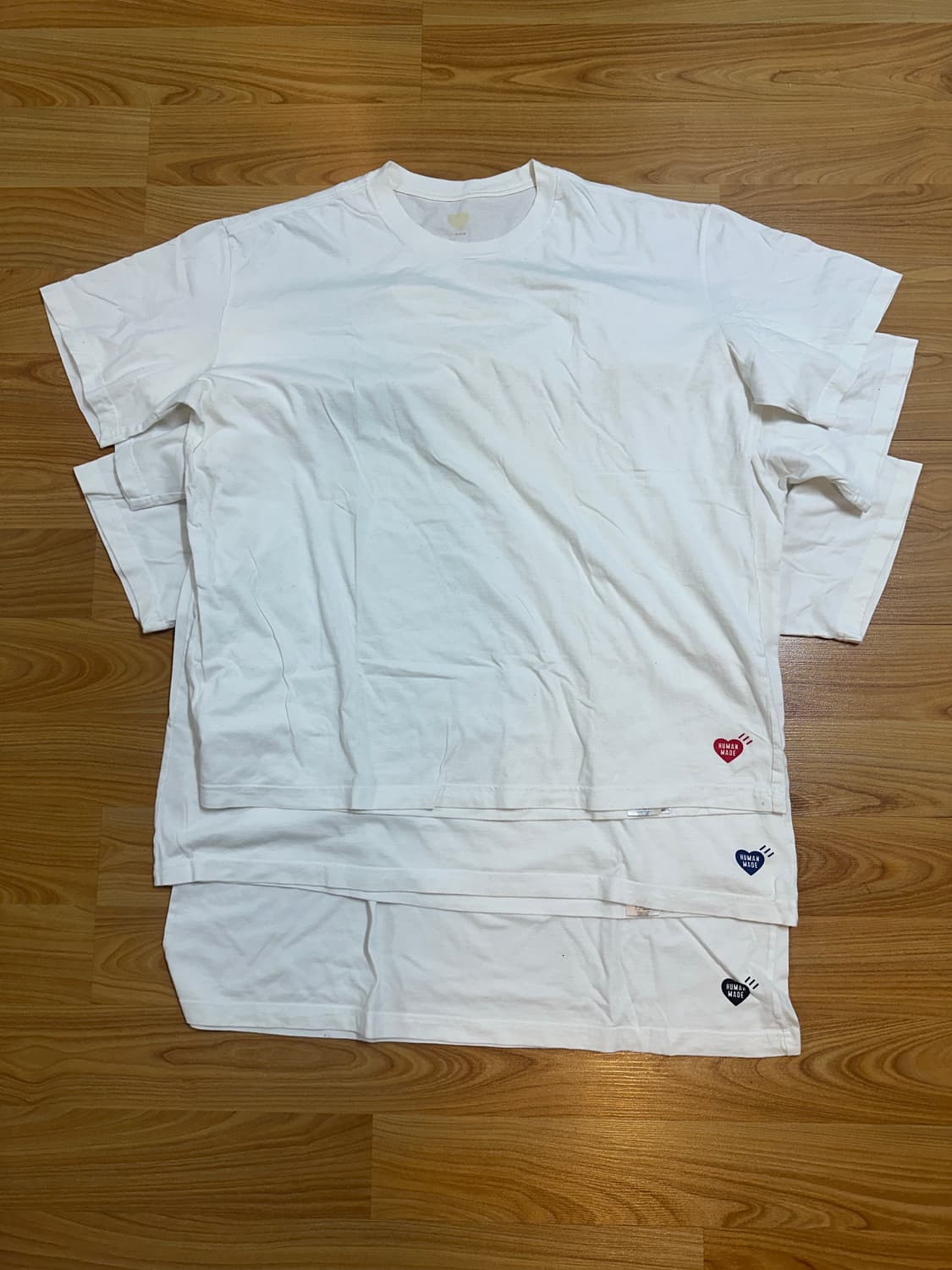 휴먼메이드 무지 반팔 3pack 상품이미지1