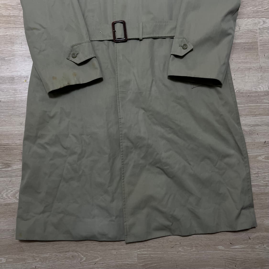 닥스 벨티드 싱글 롱 트렌치 맥코트 [카키브라운] 94-79-170 상품이미지3