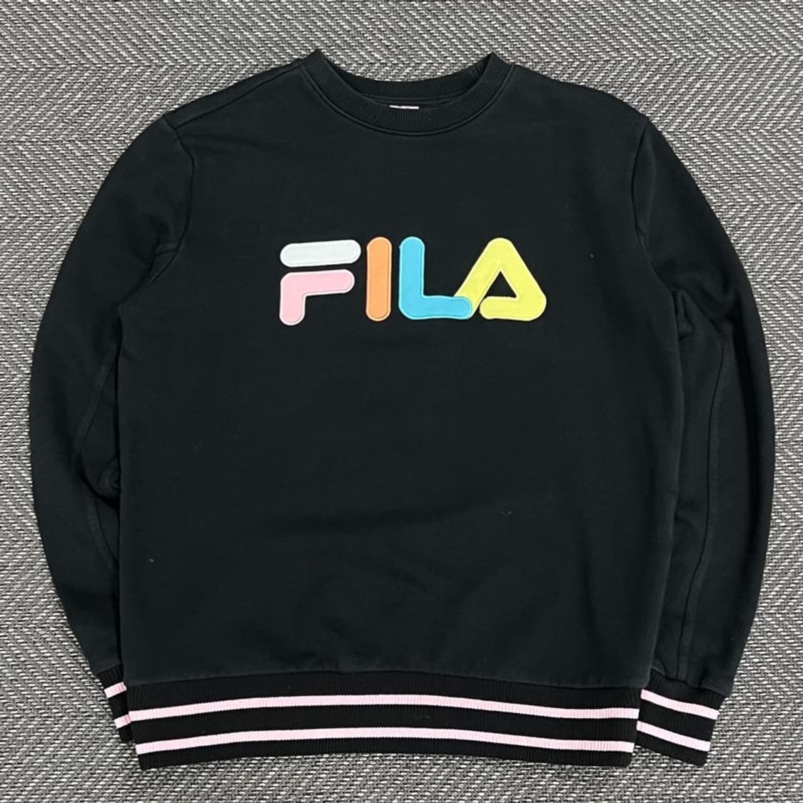 휠라 파스텔로고 맨투맨 v1228 상품이미지1