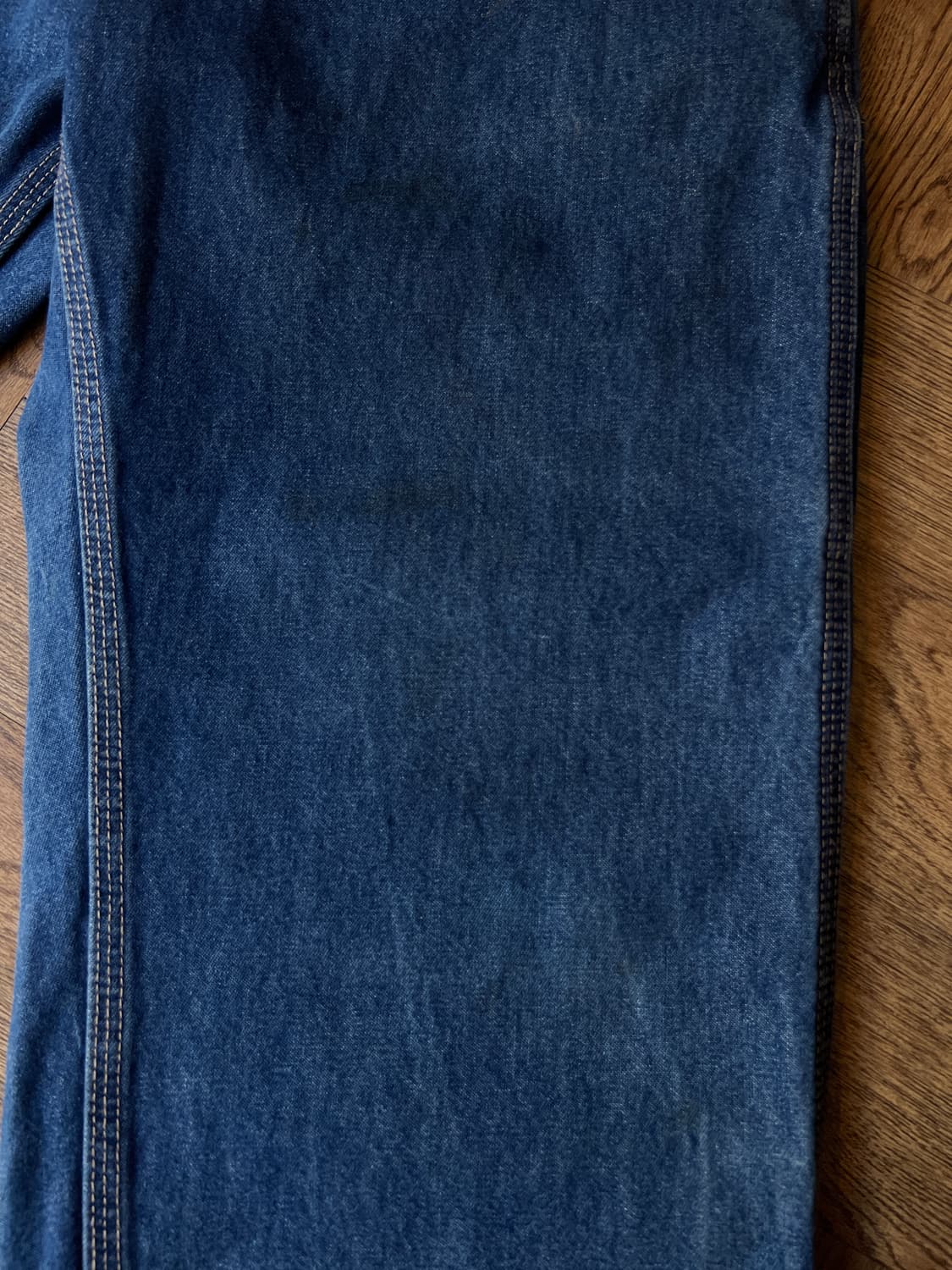 [32]칼하트FR USA 미디엄블루 싱글니 카펜터 워크 데님 팬츠 상품이미지5