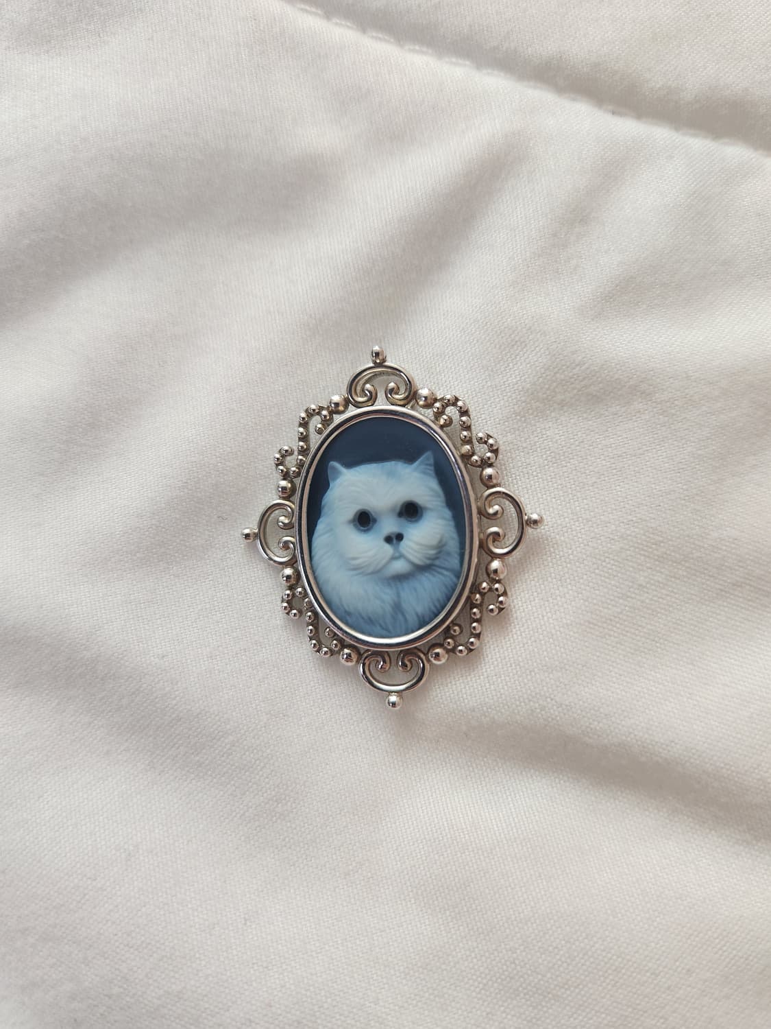 고양이 아게이트 카메오 펜던트 목걸이 상품이미지2