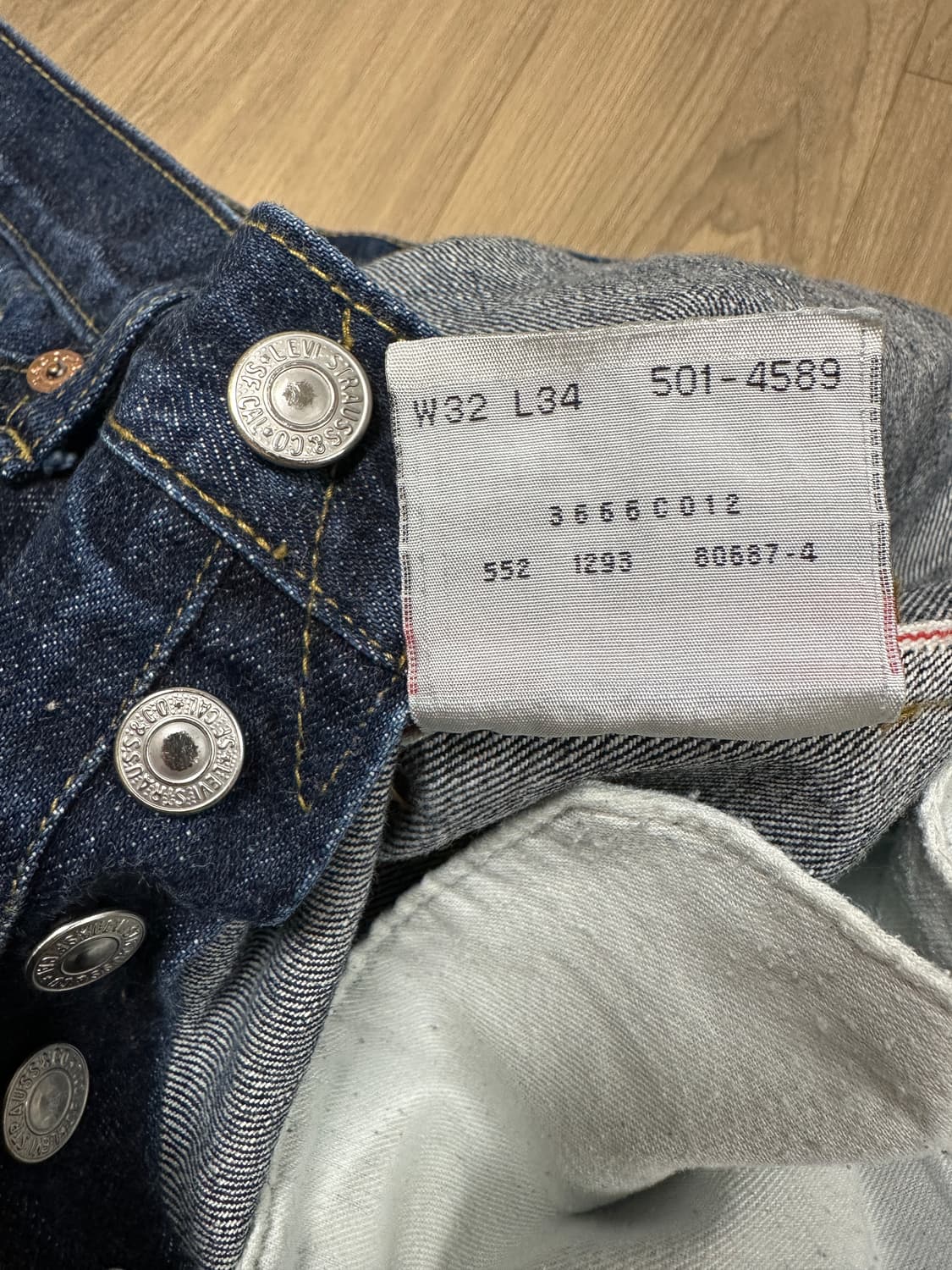 리바이스 501xx 셀비지 made USA 상품이미지5