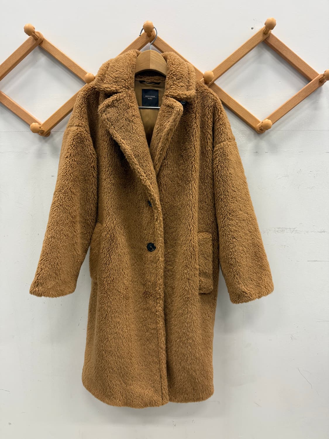 위켄드 막스마라 테디 코트 /카멜 브라운  상품이미지1
