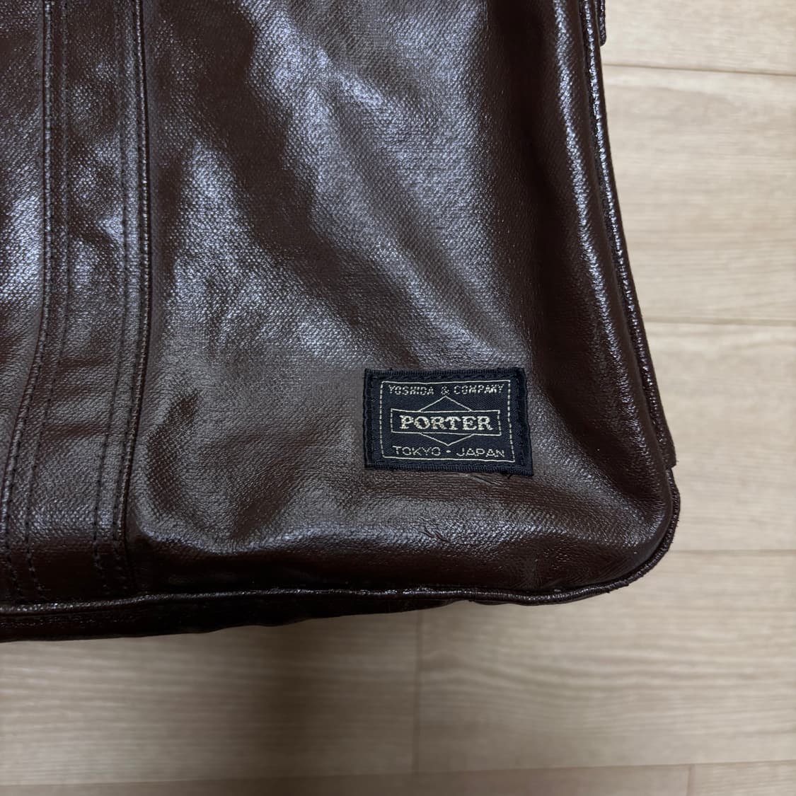 요시다포터 porter 프리스타일 보스턴백 브라운 상품이미지3