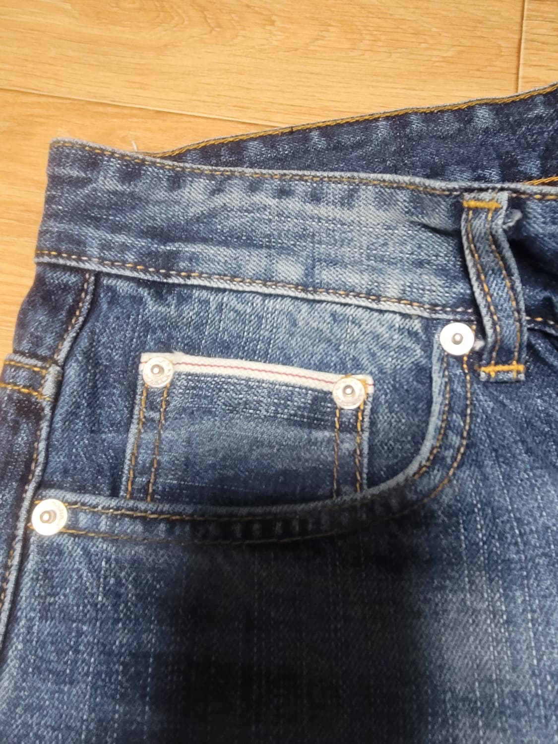 덴메이드 셀비지데님 xl 상품이미지7