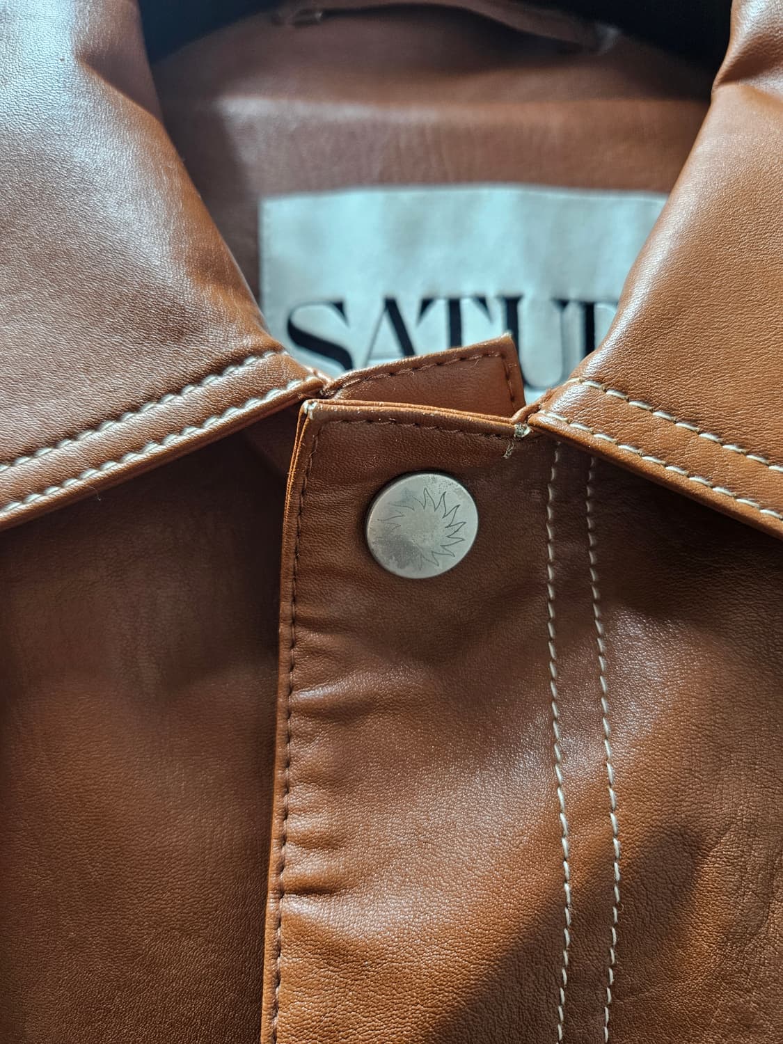 세터 피렌체 비건 레더 코트 상품이미지3