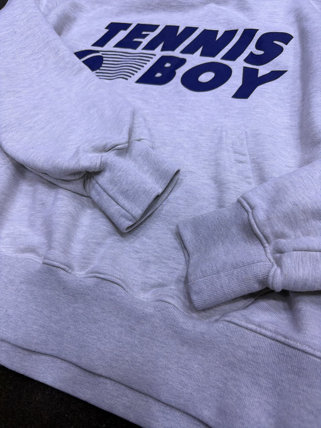 테니스 보이 클럽 후드티 후디 멜란지 그레이 M 상품이미지7