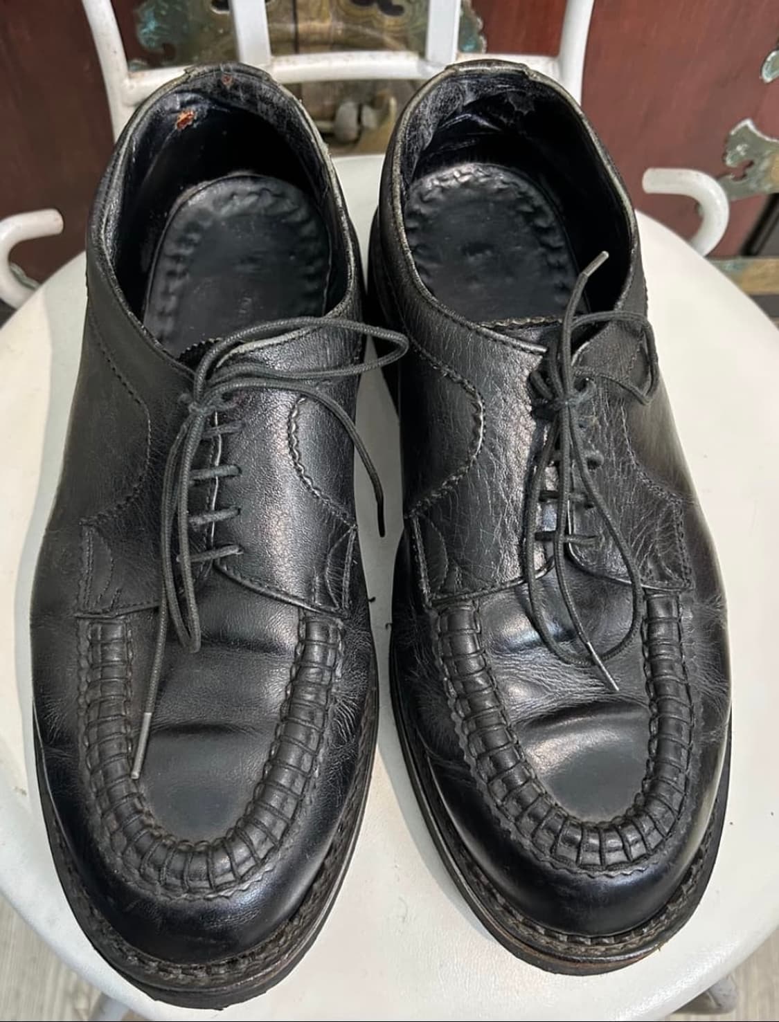 요지 야마모토 Ys for men 레더 더비 슈즈 상품이미지1