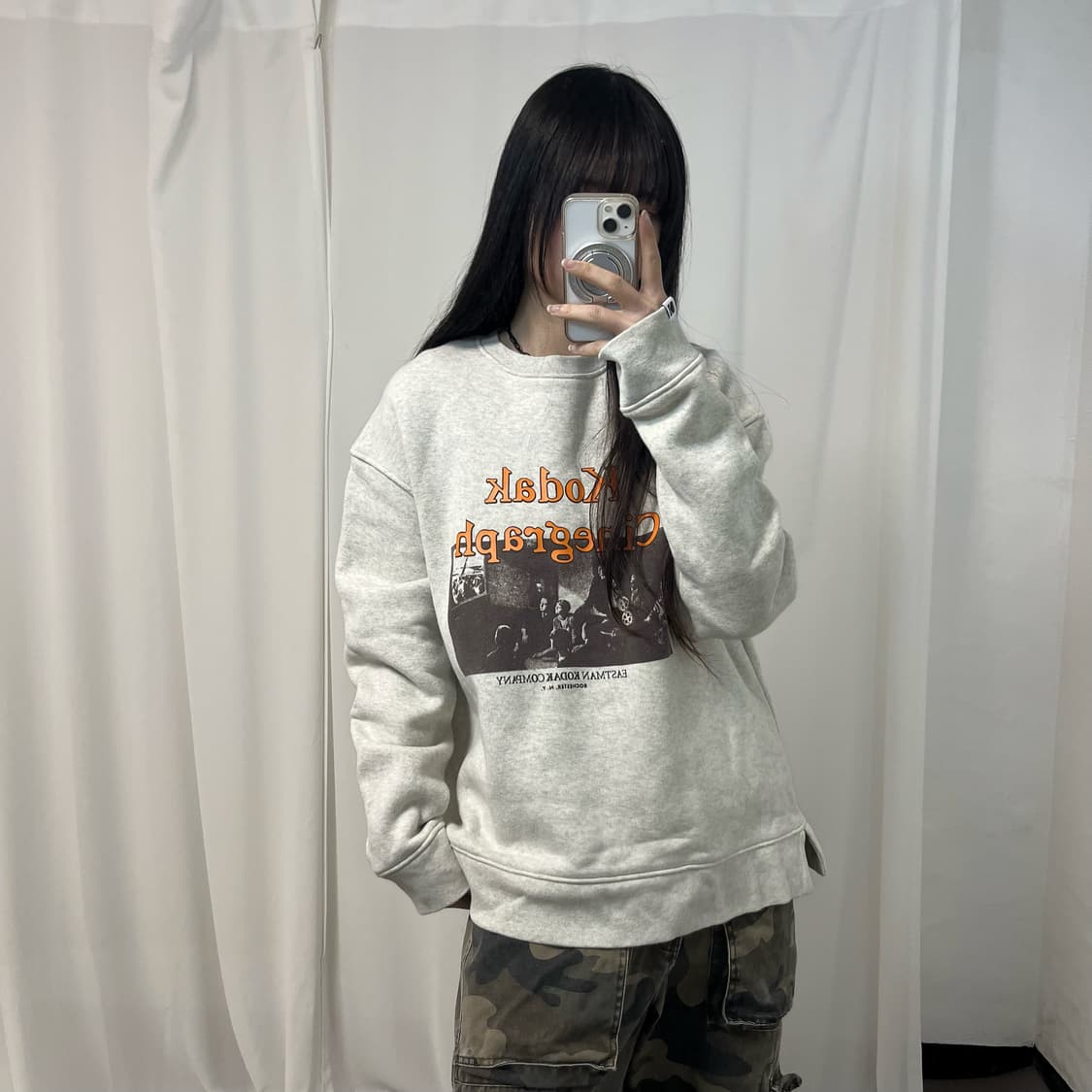 Kodak Grey Sweatshirt 상품이미지1