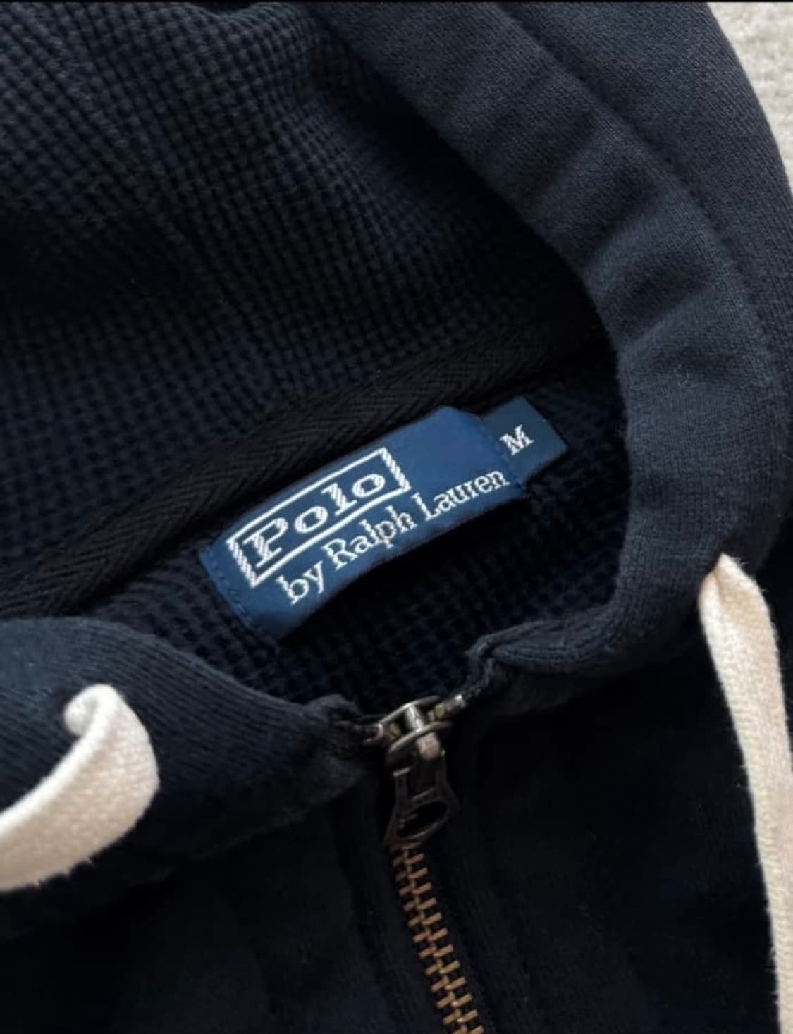 [무료배송] 폴로 후드집업  네이비 상품이미지6