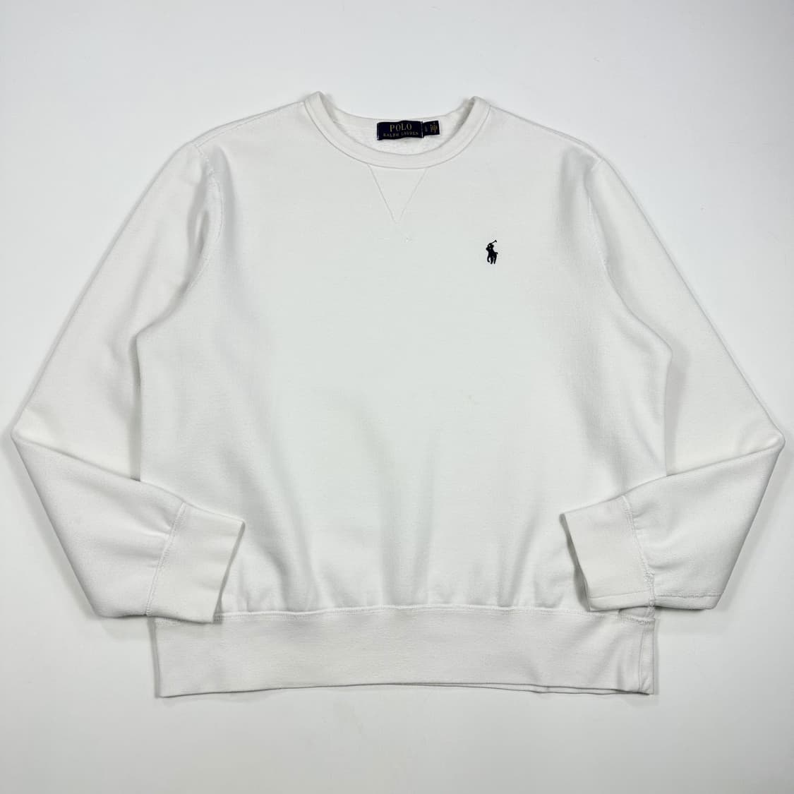 폴로 랄프로렌 포니 화이트 맨투맨 (L) 상품이미지2