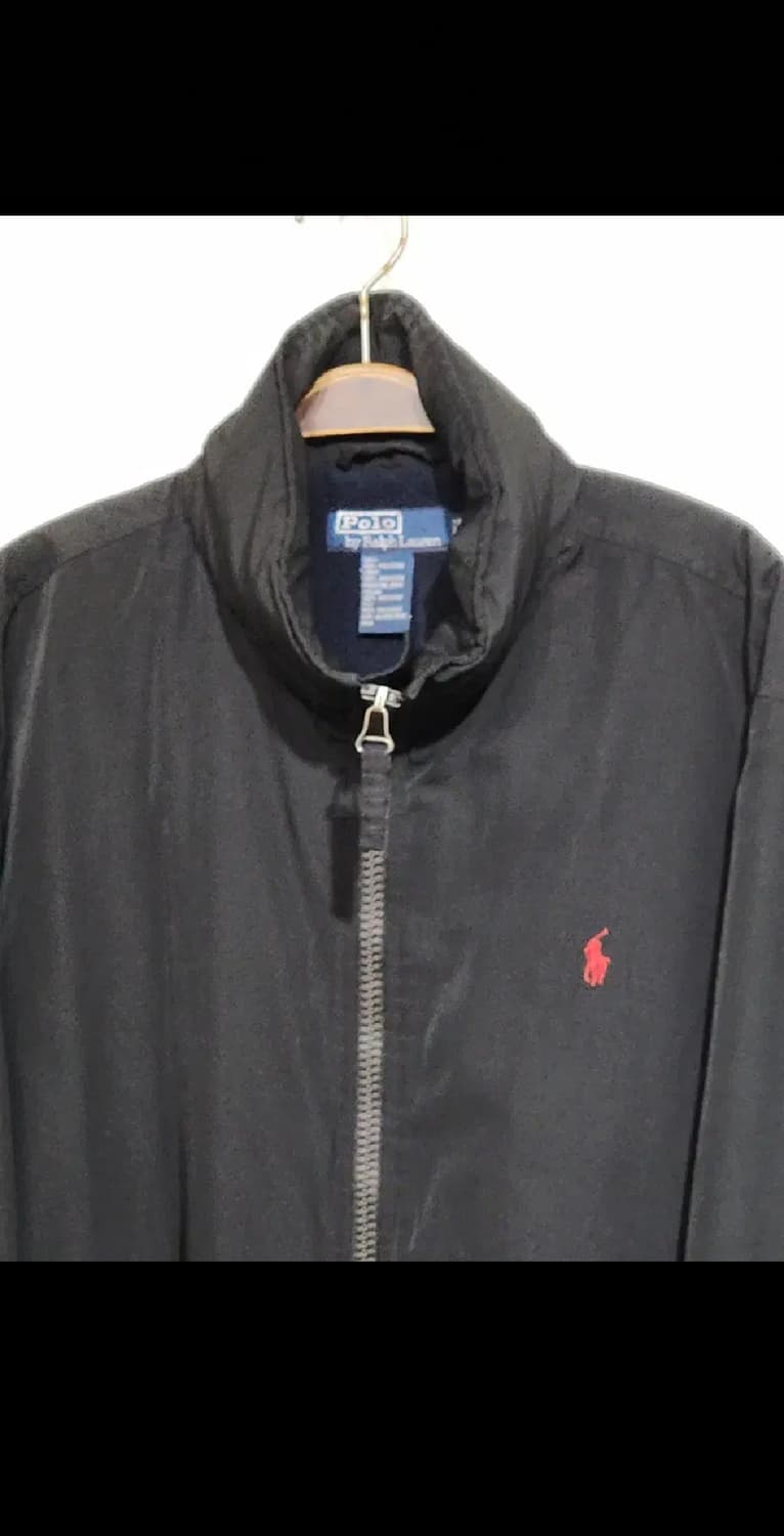 (XL) 랄프로렌 폴로 자켓 블랙 안감기모 로고 점퍼  상품이미지2