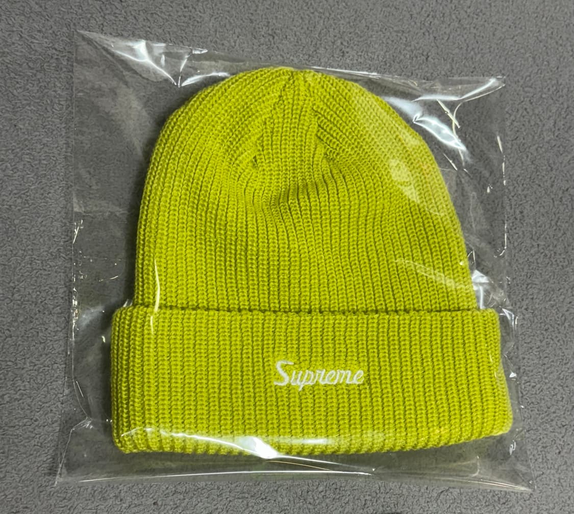 새제품 슈프림 비니 Supreme 루즈 게이지 라임 형광 그린 상품이미지1